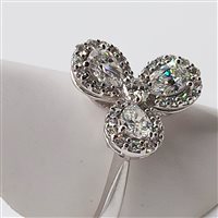 Anello Leo Pizzo Donna Venezia in Oro bianco Diamante 0.82 Ct 27107B - 27107B